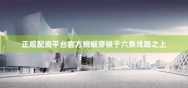 正规配资平台官方蜿蜒穿梭于六条线路之上